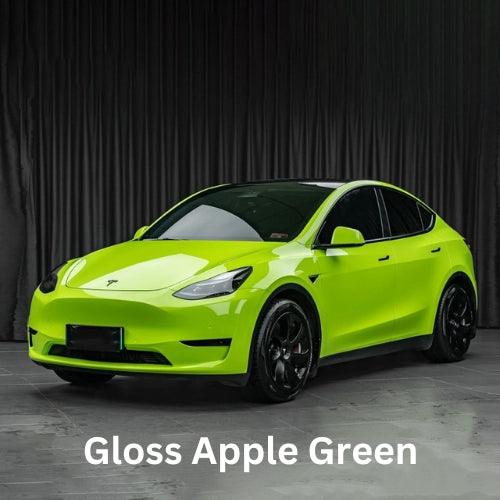 Green Vinyl Car Wrap Film DIY Easy to Install - Car Wraps DIY