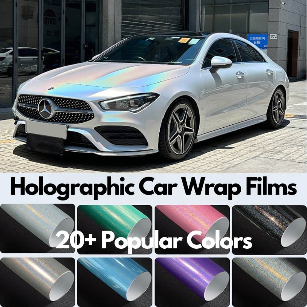 Holographic Car Wrap Vinyl Film DIY Easy to Install