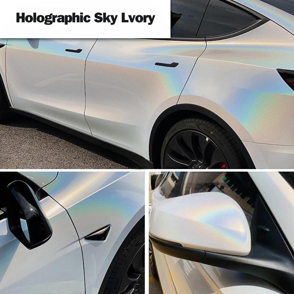 Holographic Vinyl Car Wrap Film DIY Easy to Install - Car Wraps DIY