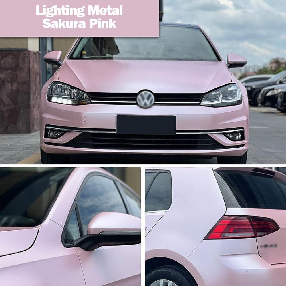 Pink Vinyl Car Wrap Film DIY Easy to Install - Car Wraps DIY