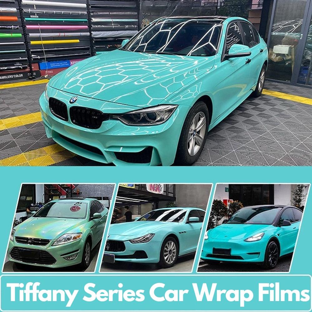 Tiffany Vinyl Car Wrap Film DIY Easy to Install - Car Wraps DIY