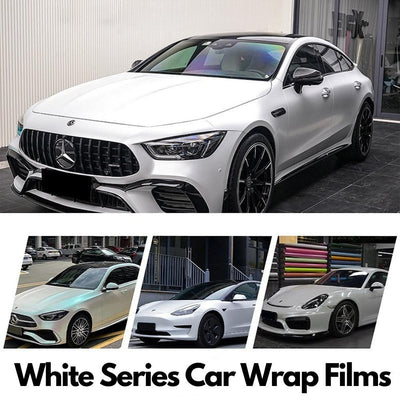 White Green Vinyl Car Wrap Film DIY Easy to Install - Car Wraps DIY