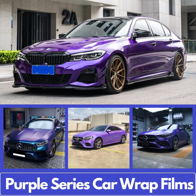 Purple Car Wrap Vinyl Film DIY Easy to Install